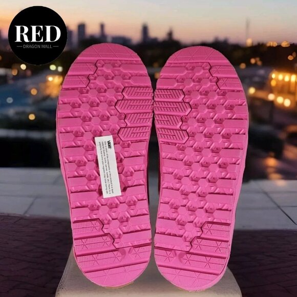 VANS SK8 Hi Dip MTE-2 Hiking Boots Shoes Pink Black Suede - Women's Size 8 - Picture 6 of 16